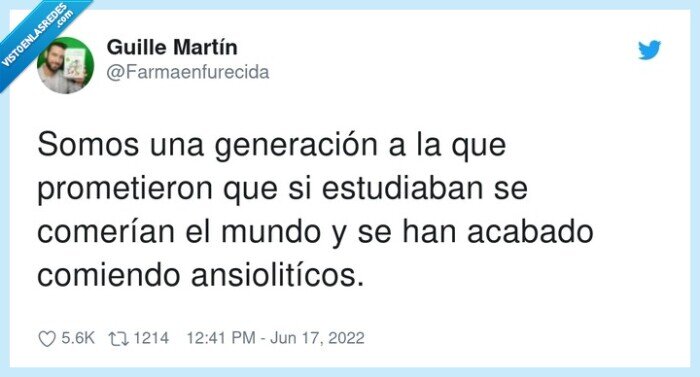 ansiolitícos,generación,prometer,estudiar,comerse