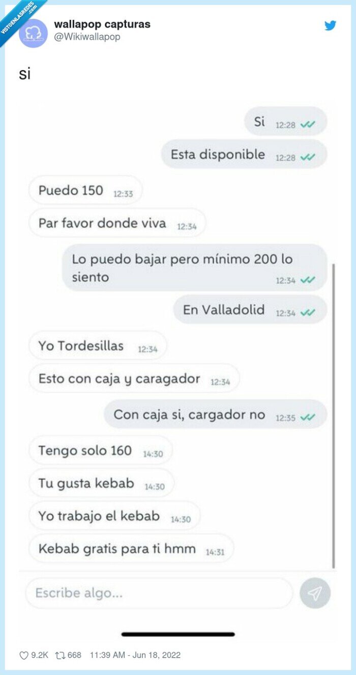 kebab,wallapop,ofrecer,rebaja