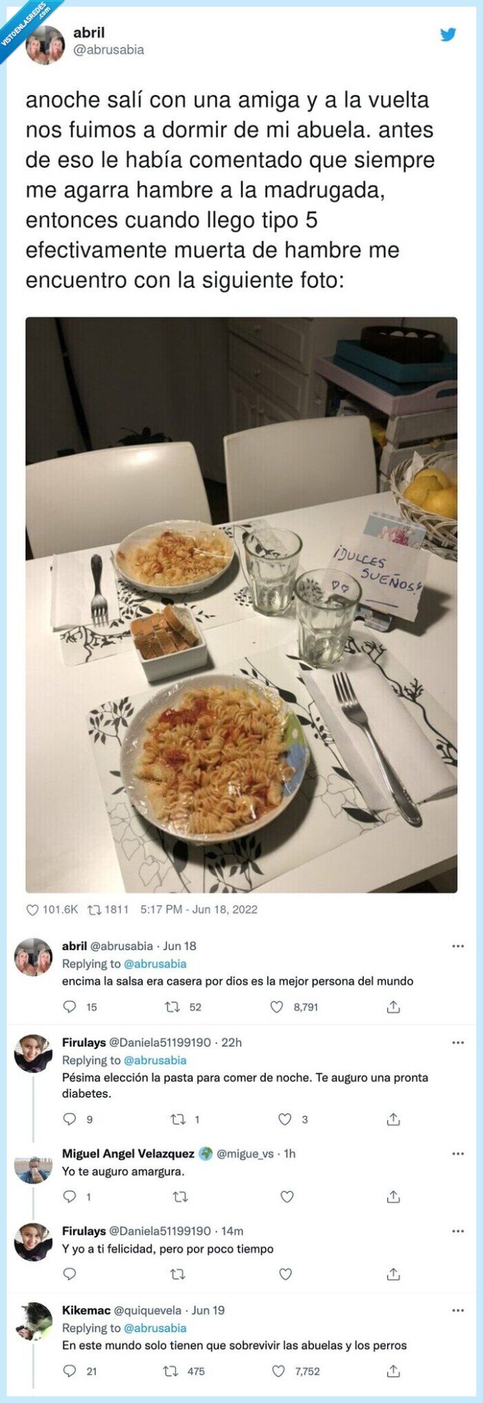 madrugada,abuela,fiesta,macarrones,comida,pasta