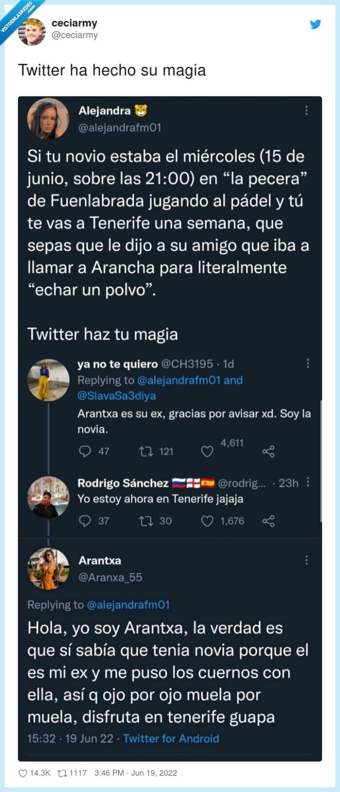 pareja,arantxa,novia,ver,pillada