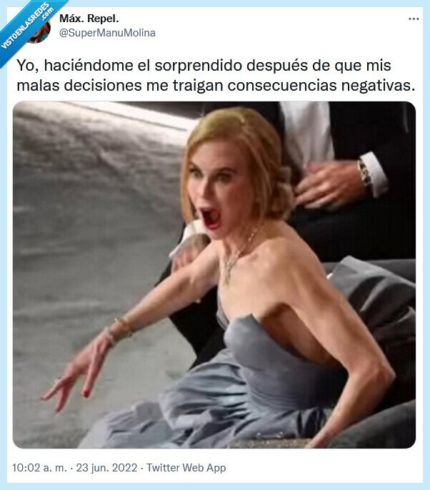 sorprendido,malas,decisiones,consecuencias,negativas