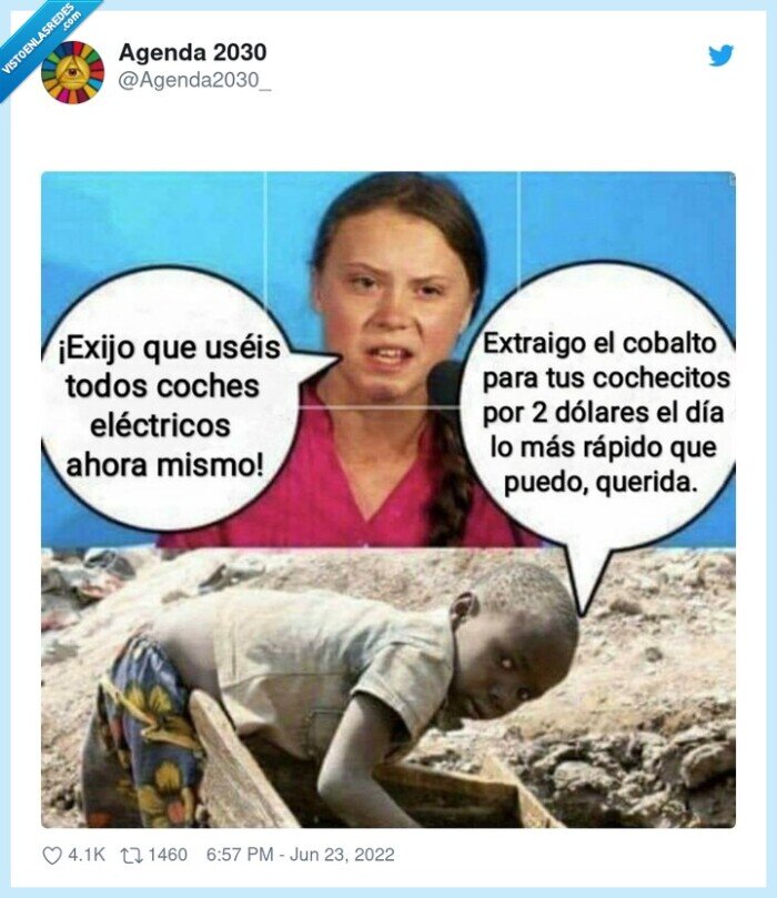 coches electricos,usar,cobalto,baterias,greta thunberg