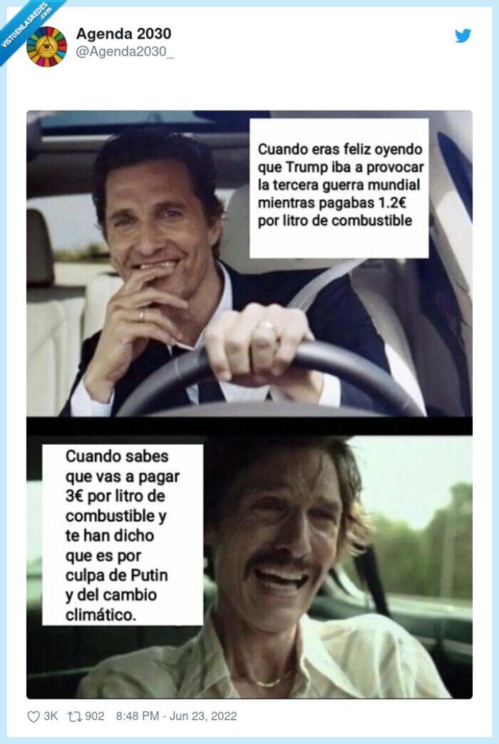 trump,tercera guerra mundial,combustible,gasolina,caro