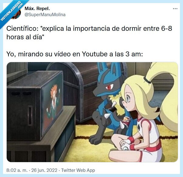 dormir,científico,youtube,madrugada