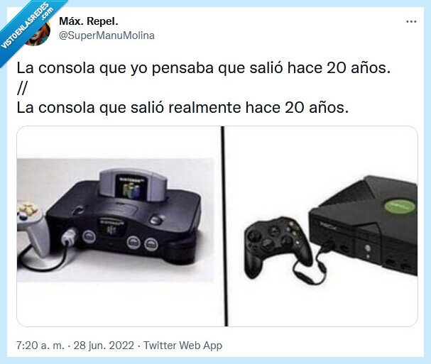 consola,20 años,pensar,realmente