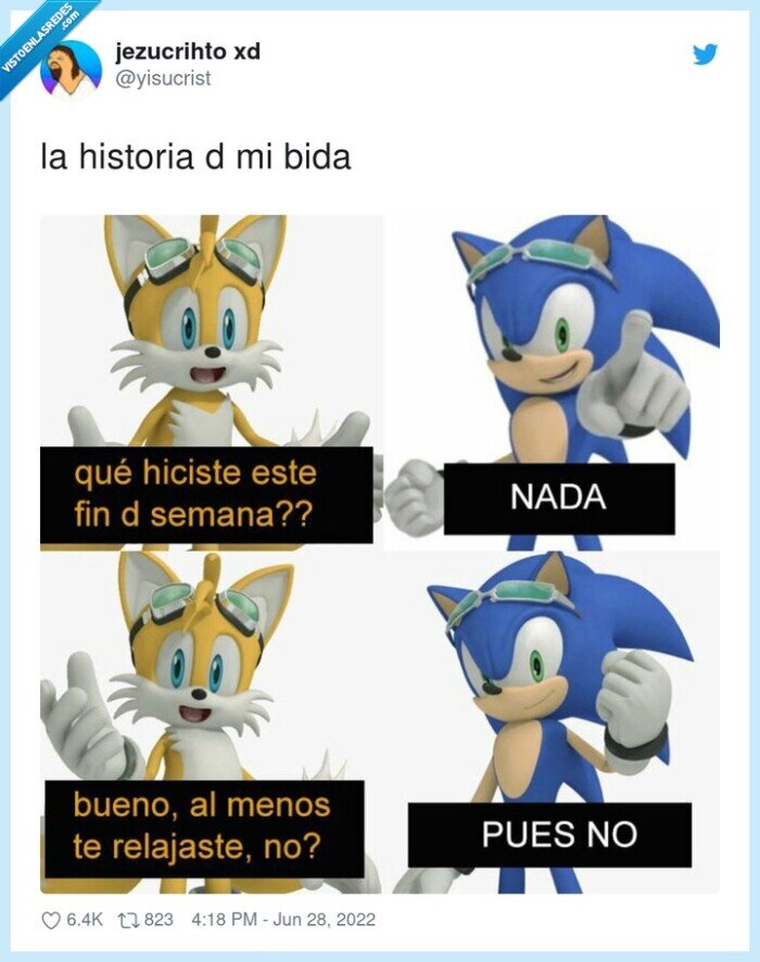 fin de semana,relajarse,sonic,tails