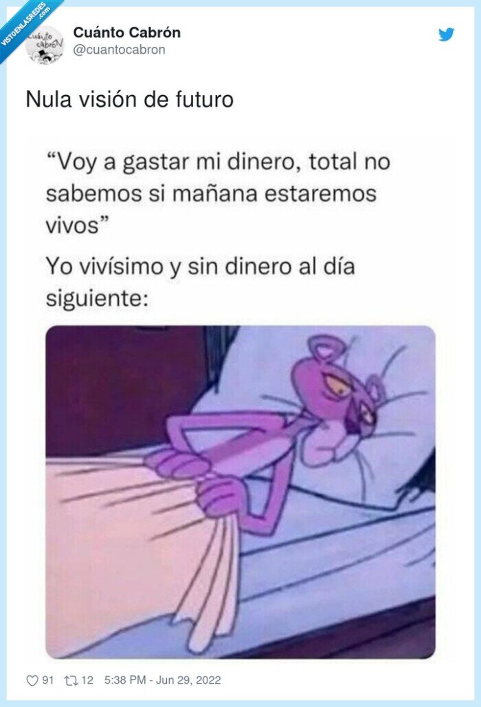 visión,futuro,nula,gastar