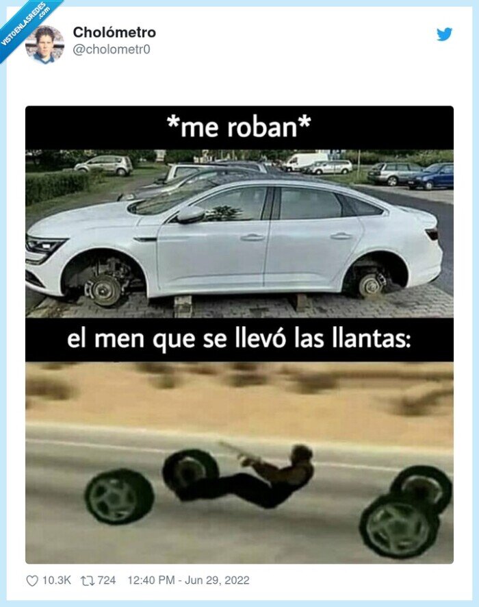 llantas,robar,ladr&oacute;n,coche