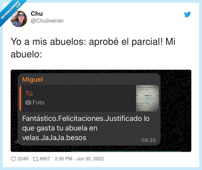 aprobar,abuelos,parcial,abuelo,velas