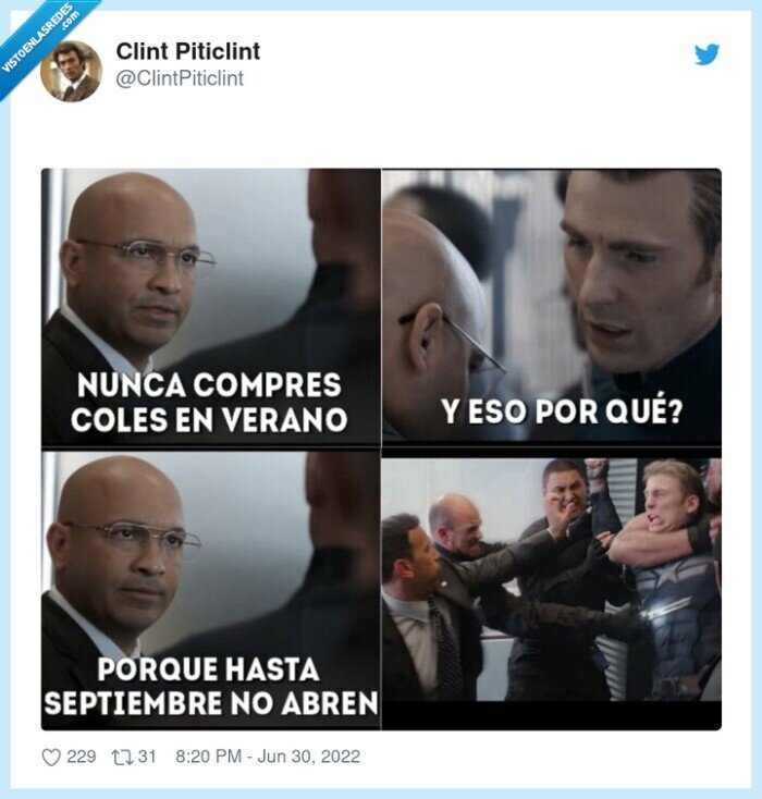 coles,verano,septiembre,abrir