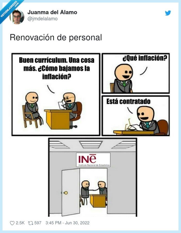 renovación,personal,ine,inflación