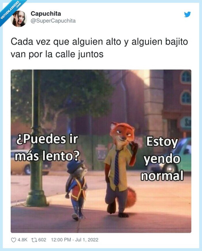 alguien,bajito,juntos,calle,andar,alto