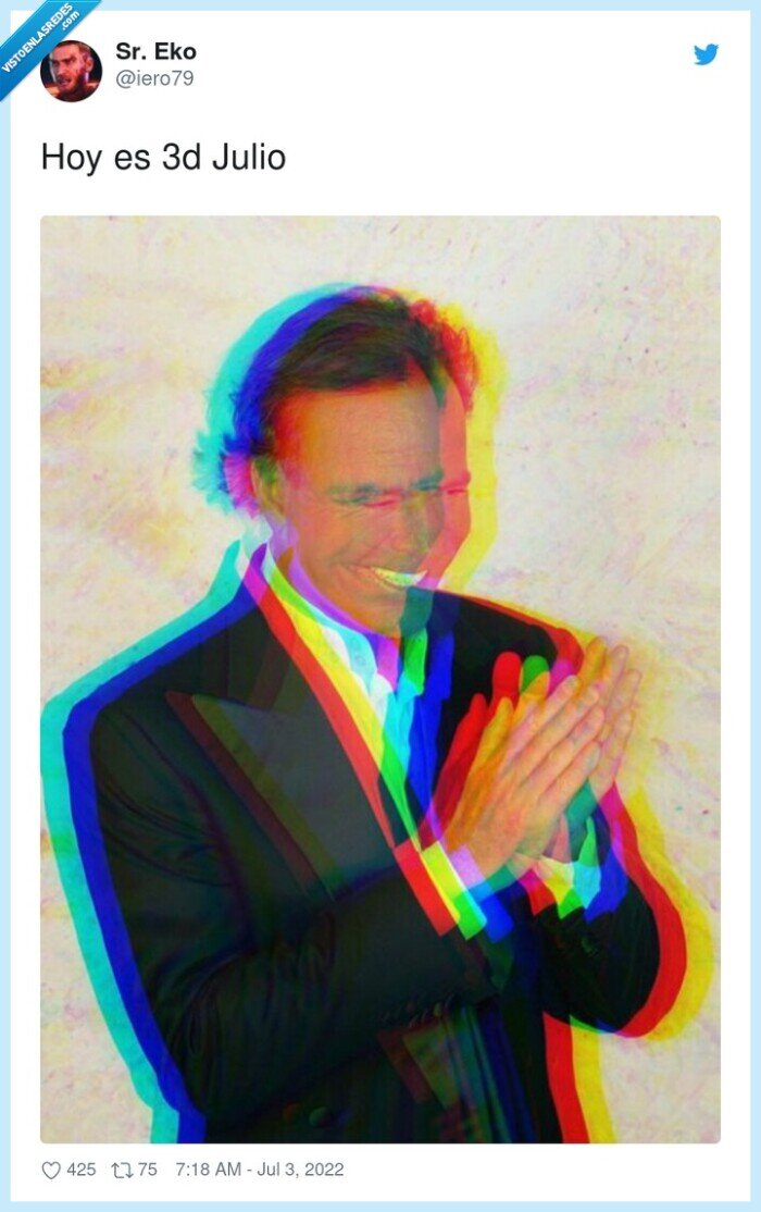 julio iglesias,hoy,3d,tres