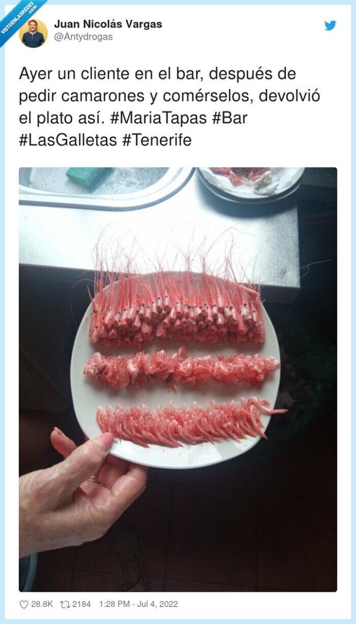 gambas,pelar,plato,camarones