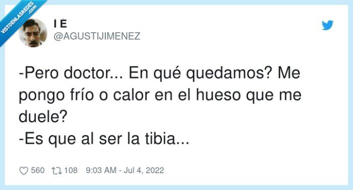 doctor,tibia,frío,calor,hueso