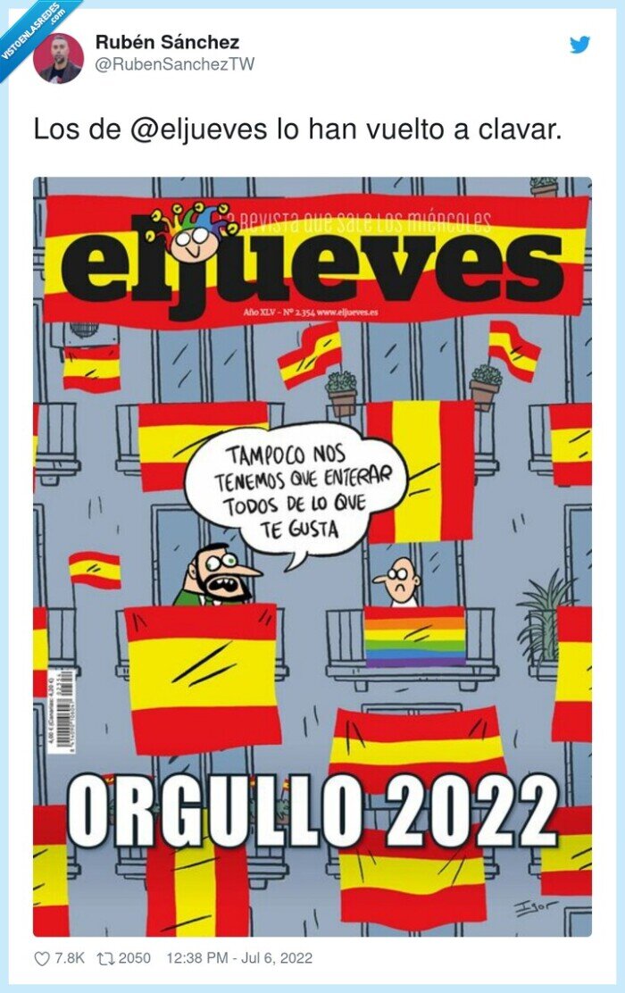 @eljueves,banderas,lgbt,orgullo,vox