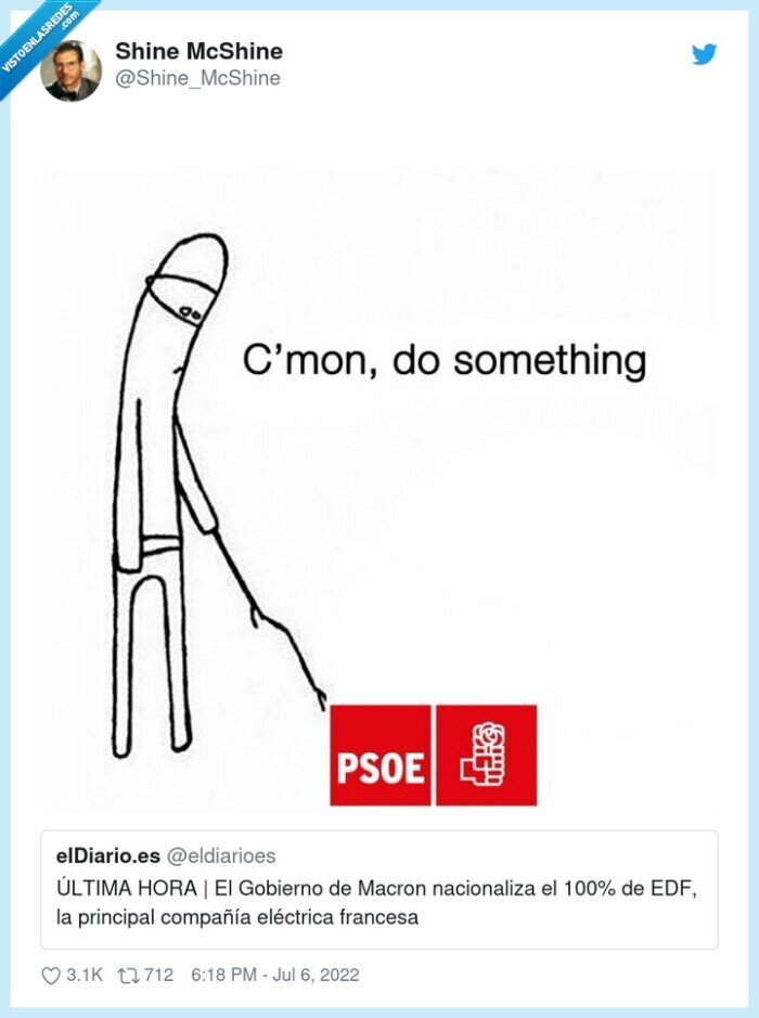 psoe,francia,macron,luz,compañía eléctrica