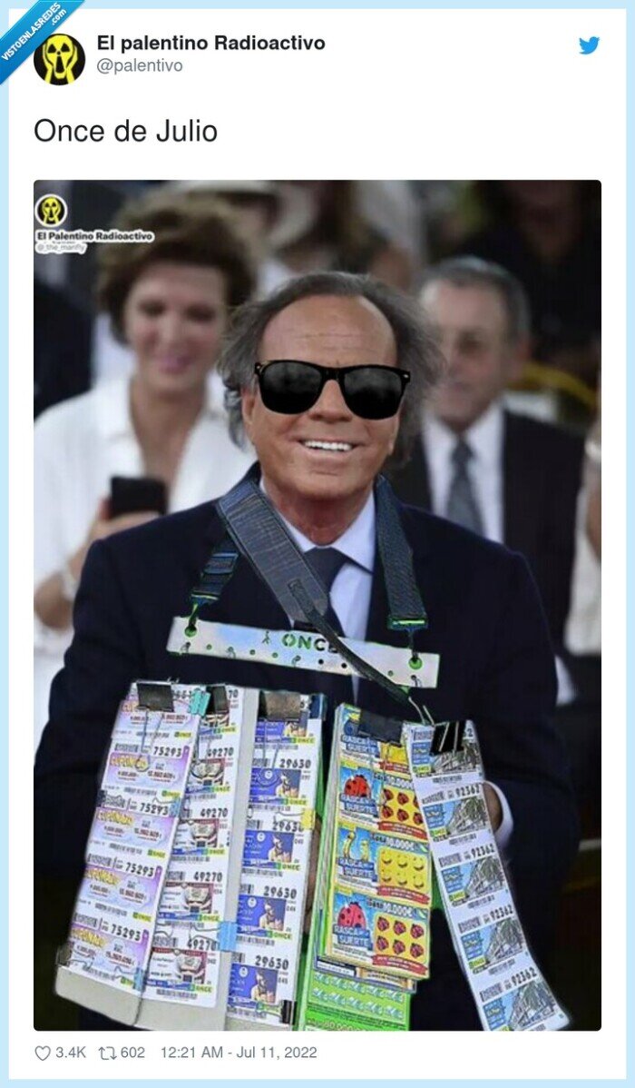 julio iglesias,cupones,once