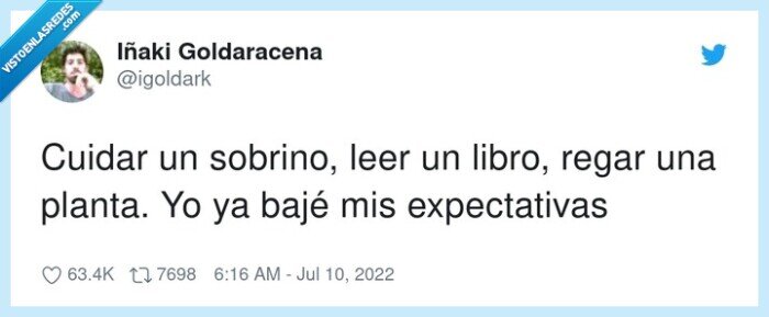 expectativas,sobrino,cuidar,libro,planta,regar