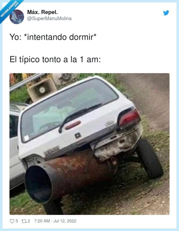 intentar,dormir,coche,tonto
