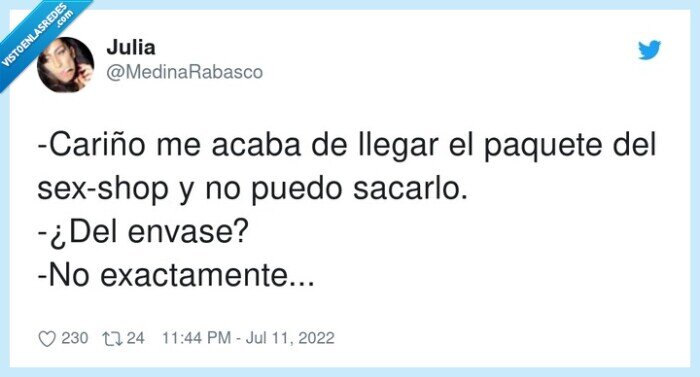 cariño,paquete,sexshop,sacarlo,llegar