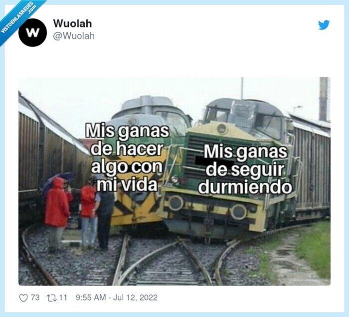 vida,hacer algo,dormir,trenes,choque