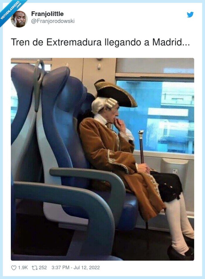 extremadura,llegando,madrid,tren