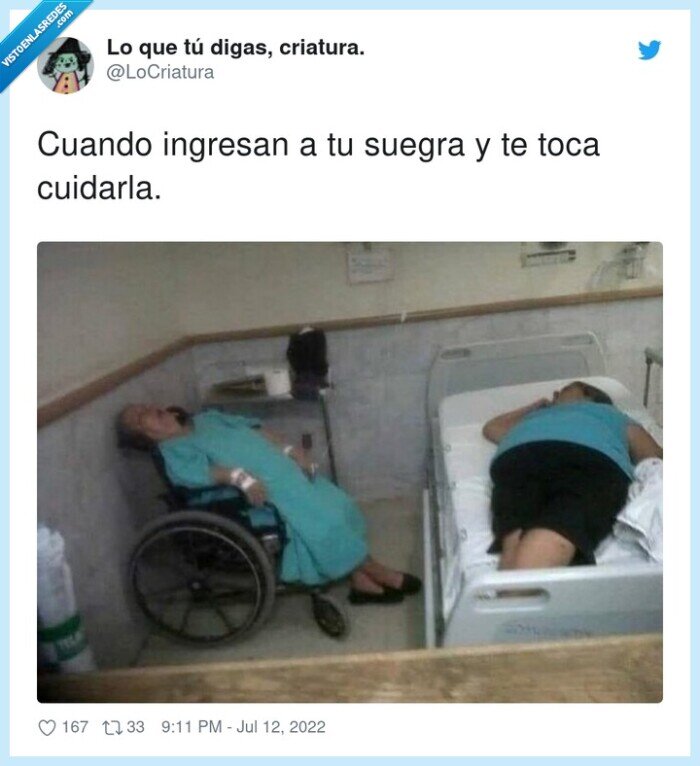 ingresar,cuidarla,suegra