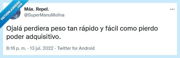 poder adquisitivo,peso,perder