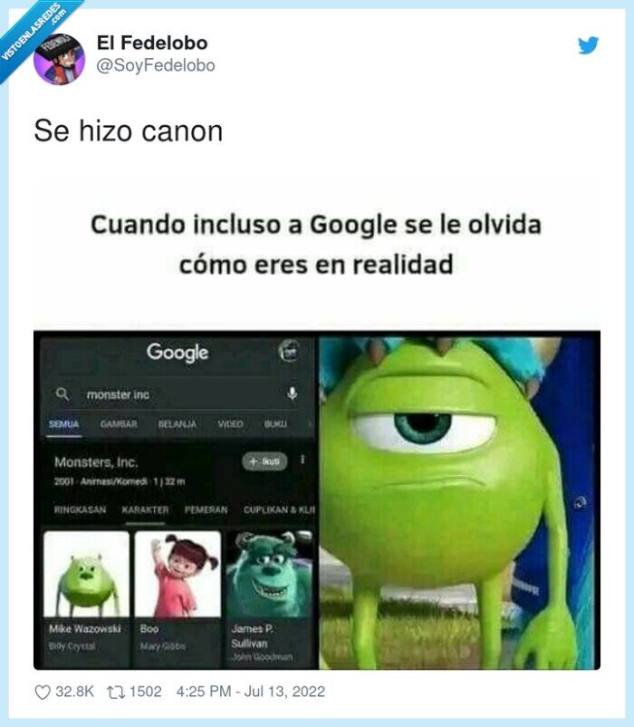 monsters sa,google,búsqueda