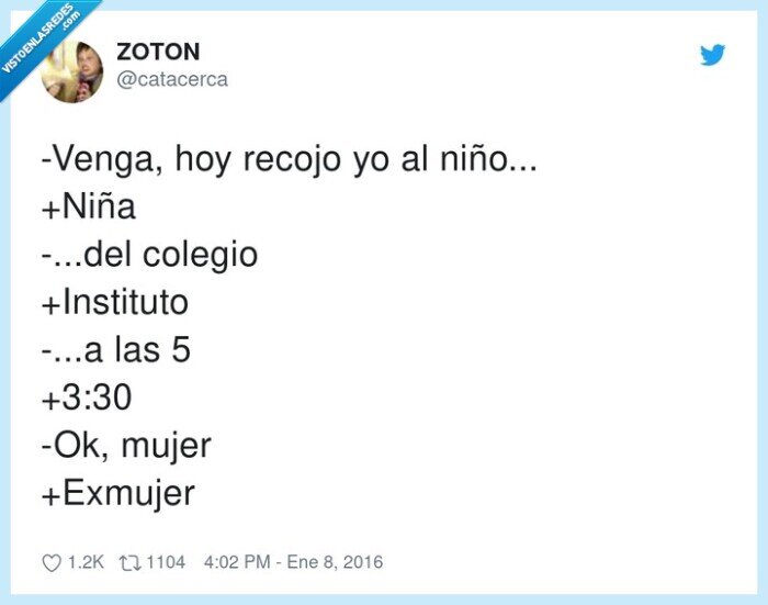 instituto,exmujer,colegio,recoger,niña