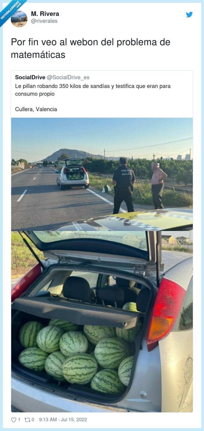 matemáticas,problema,sandías