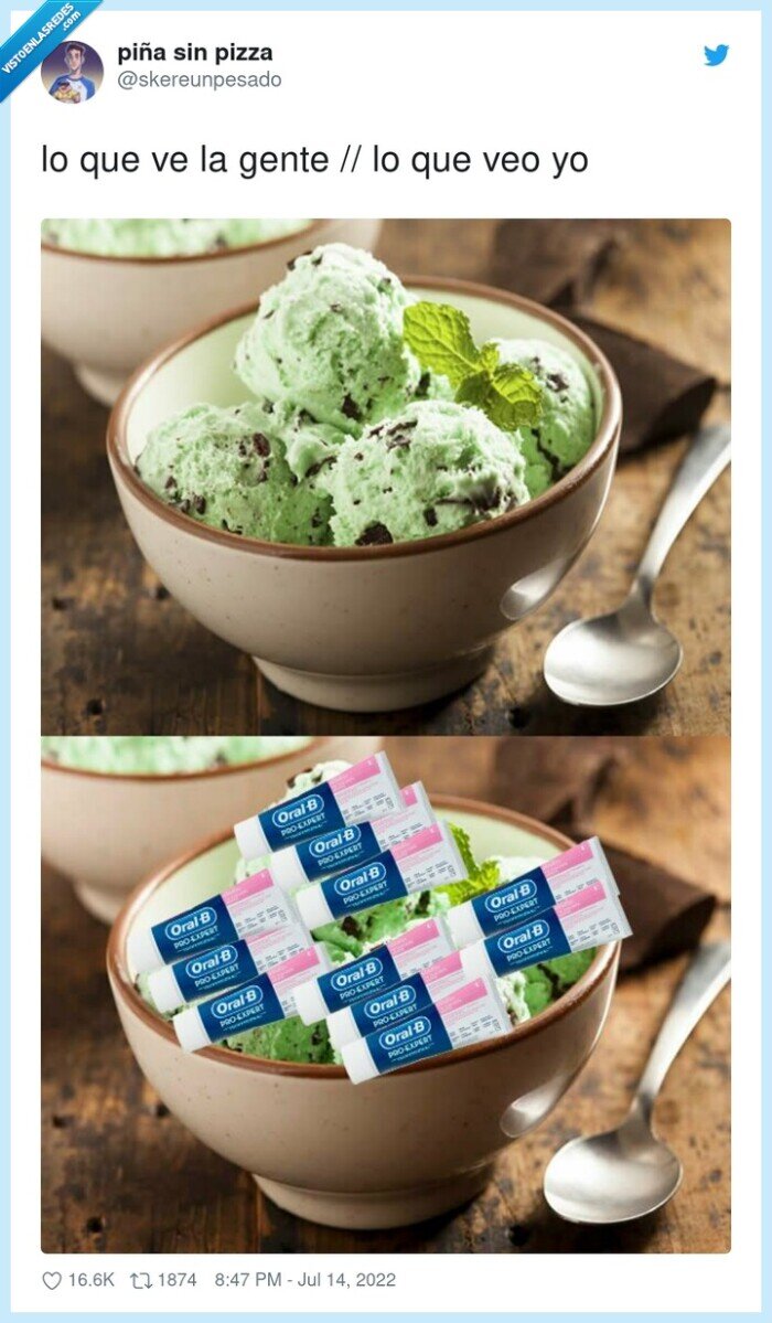 helado,menta,pasta de dientes