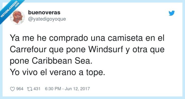 caribbean,carrefour,comprar,camiseta,windsurf,verano