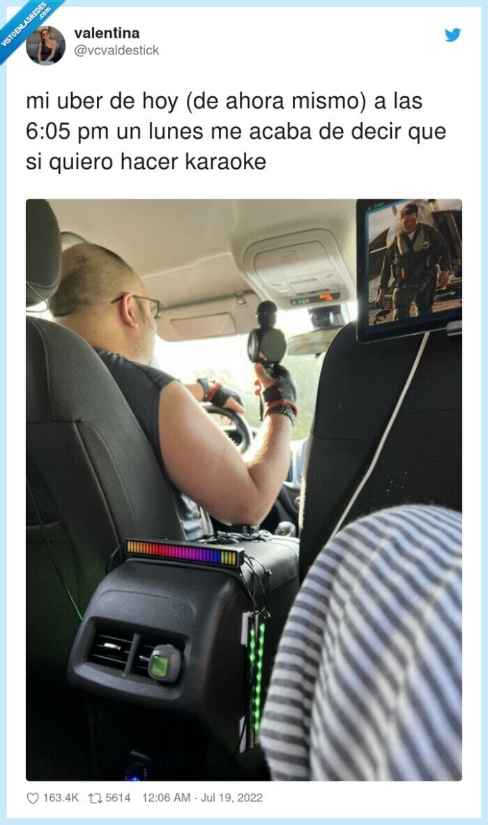 karaoke,uber,mañana