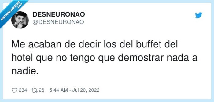 demostrar,acabar,buffet