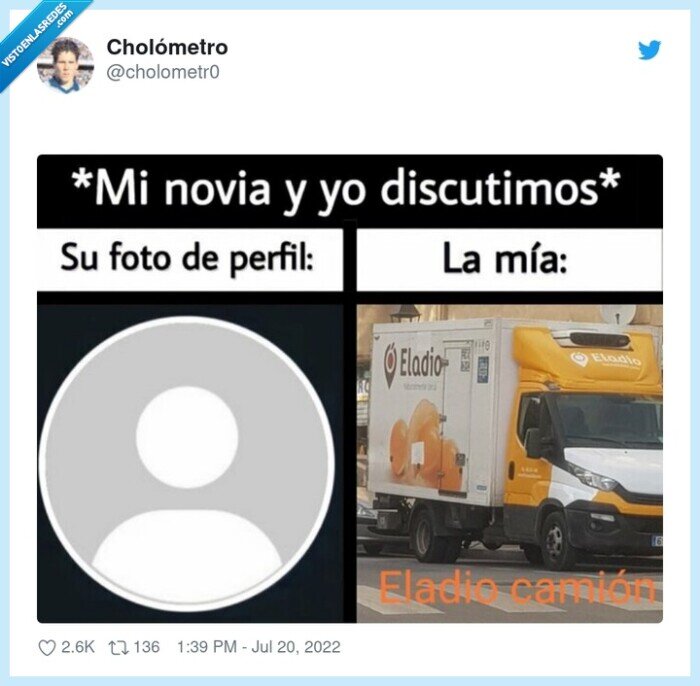 ruptura,foto de perfil,cami&oacute;n