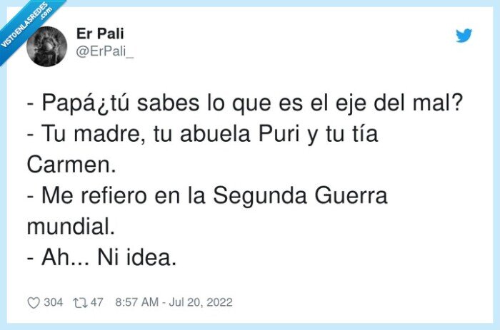 eje del mal,segunda guerra mundial,madre,abuela