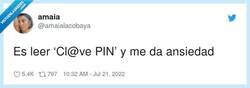 Enlace a Agradece que sea Cl@ve PIN y no el Certificado Digital, eso sí que da ansiedad, por @amaialacobaya