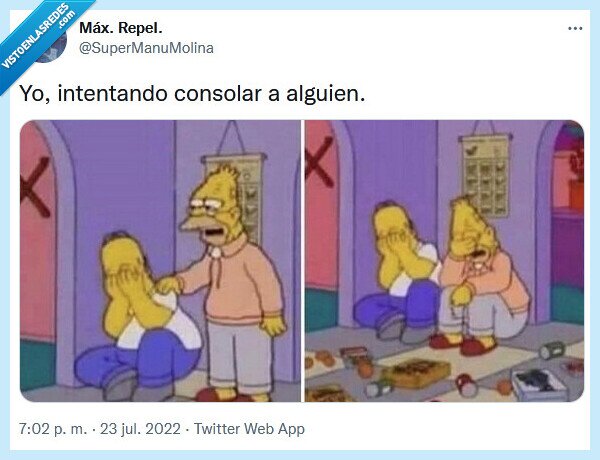 consolar,intentando,los simpson