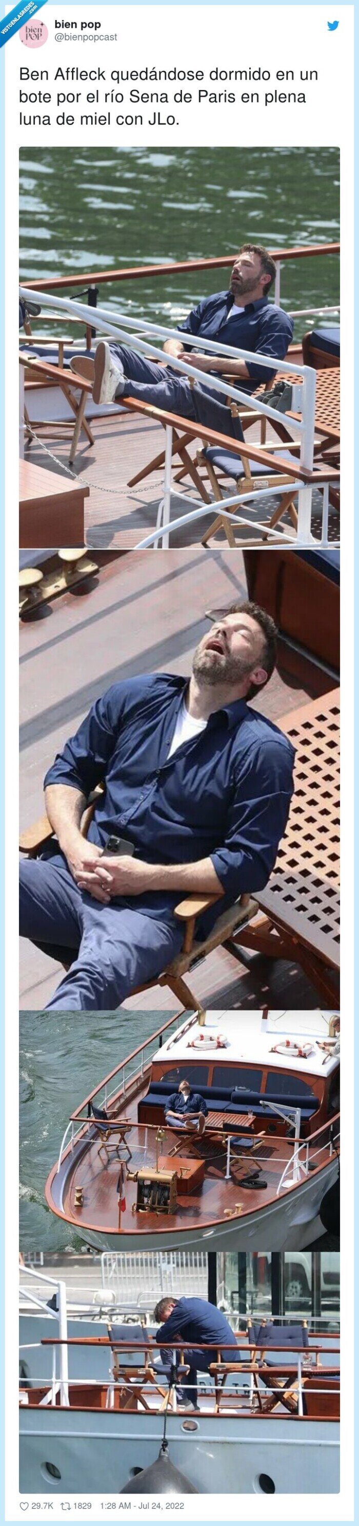 ben affleck,dormido,paris