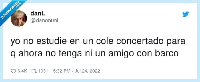 concertado,barco,estudiar,amigos,colegios
