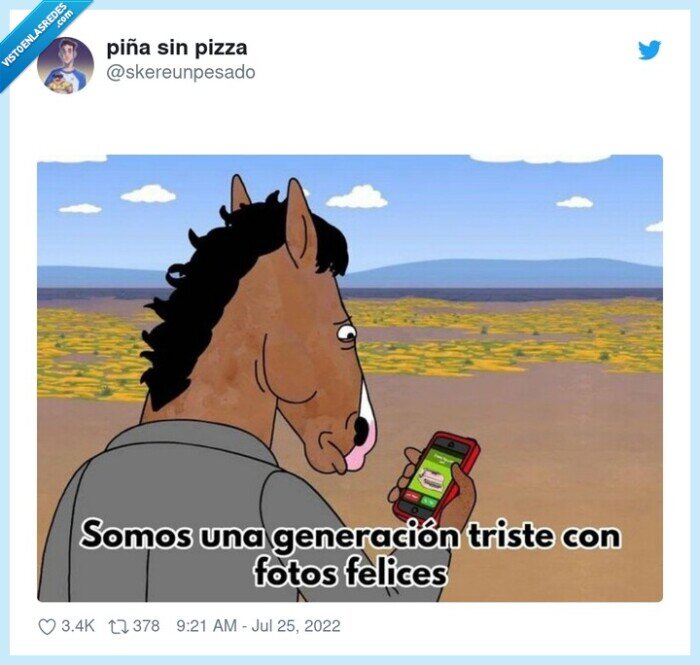 generación triste,fotos felices,postureo