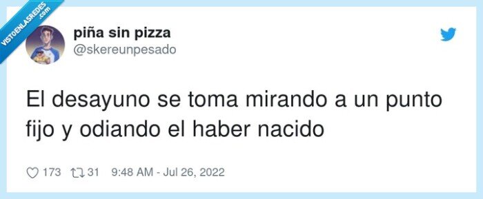 desayuno,mirar,odiando
