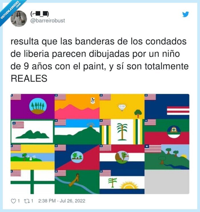 dibujadas,banderas,condados,liberia