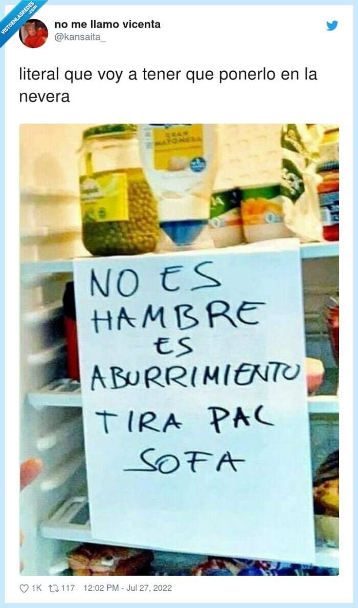 nevera,hambre,aburrimiento
