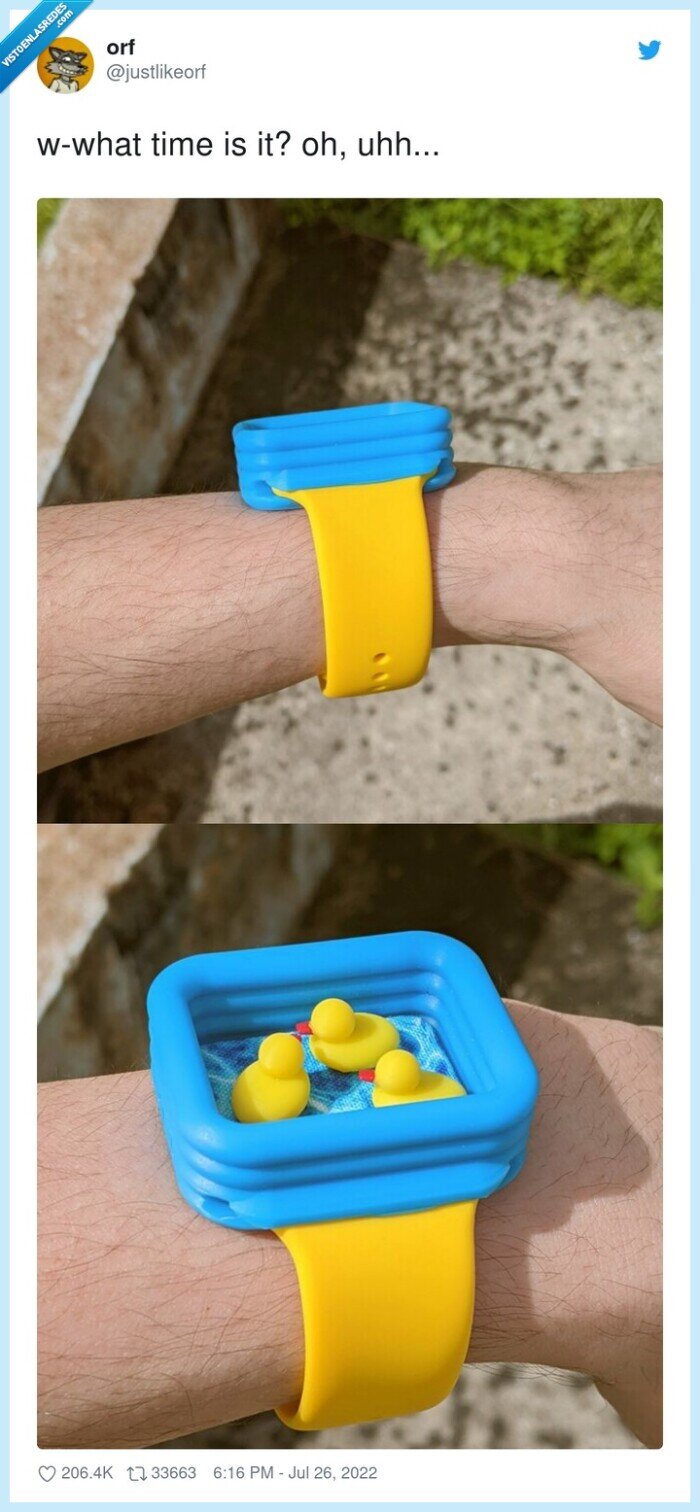 reloj,patos