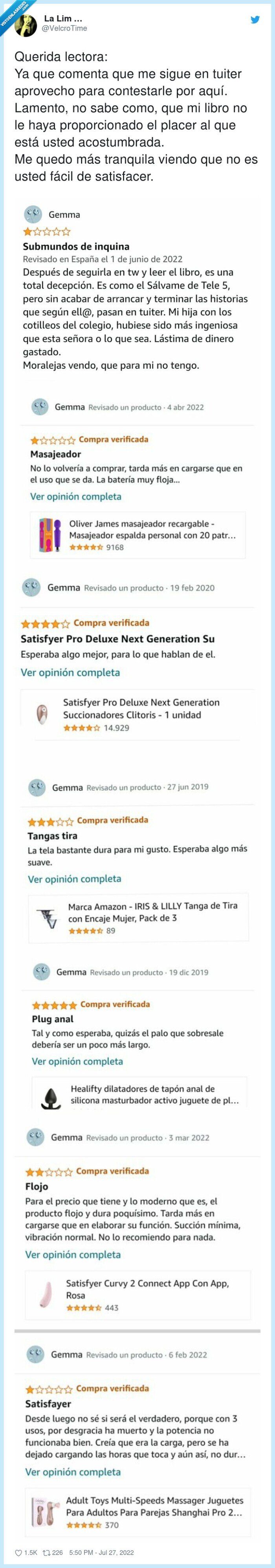 proporcionado,acostumbrada,contestarle,satisfacer,tranquila,aprovecho