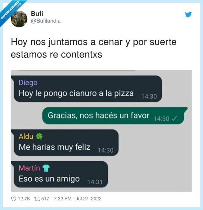 grupo,amigos,cena,cianuro