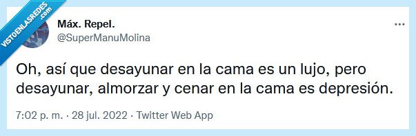 cena,comida,cama,depresión